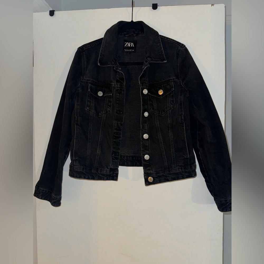 Zara Black Jean Jacket